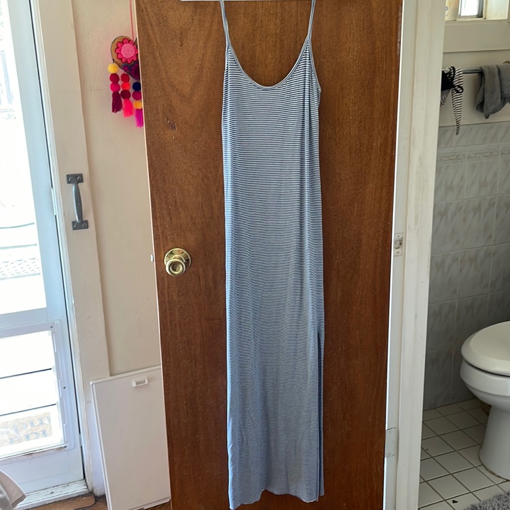 Striped maxi dress